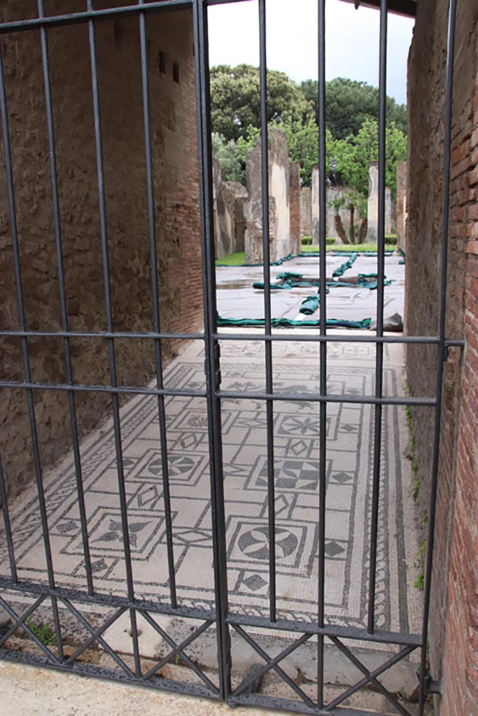 VIII.3.8 Pompeii. May 2024. 
Looking south through entrance doorway towards atrium and peristyle. Photo courtesy of Klaus Heese.