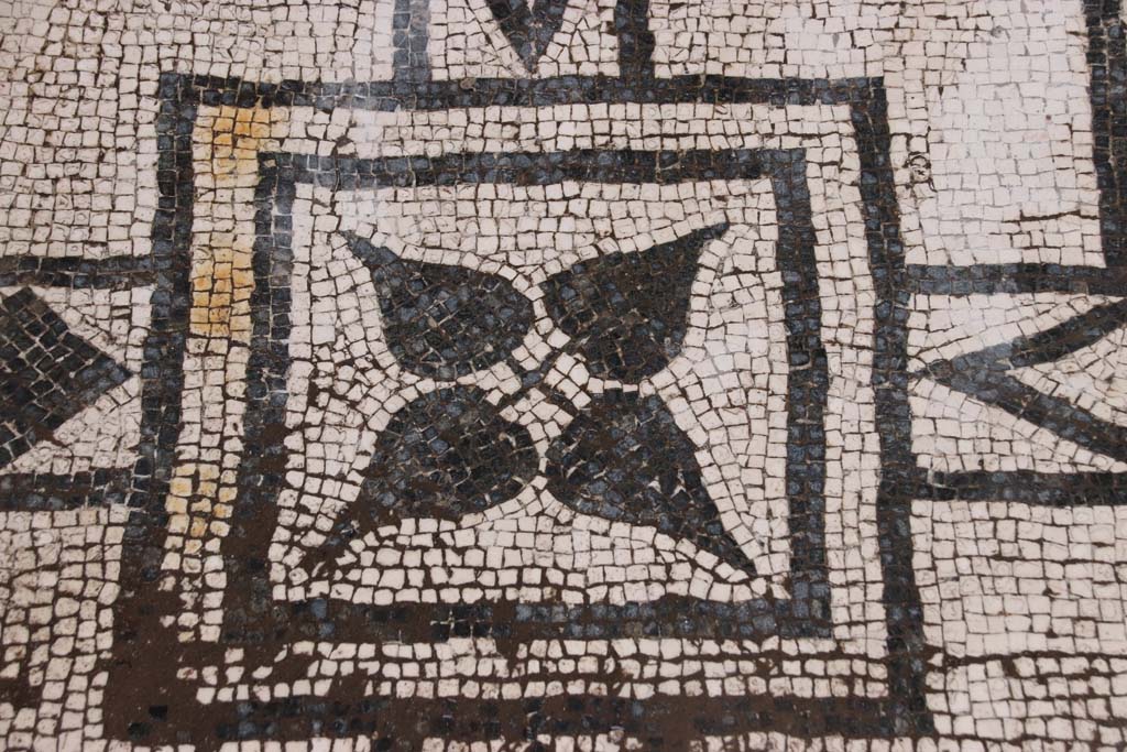 VIII.3.8 Pompeii. October 2020. Detail of mosaic in corridor/fauces. Photo courtesy of Klaus Heese.