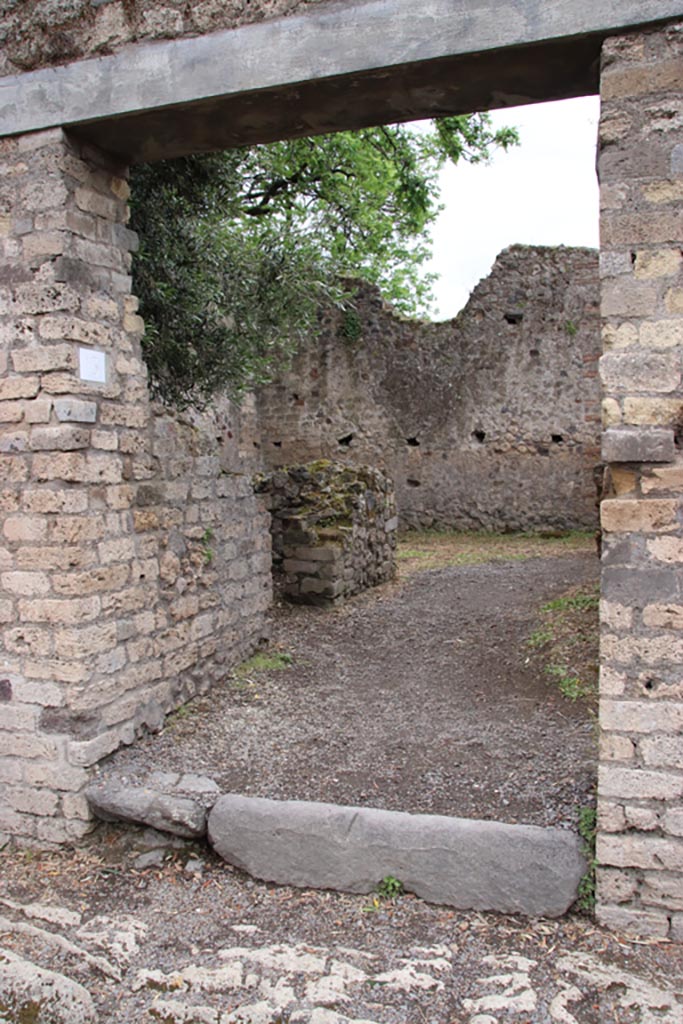 VIII.3.13, Pompeii. May 2024. 
Looking west through entrance doorway. Photo courtesy of Klaus Heese.