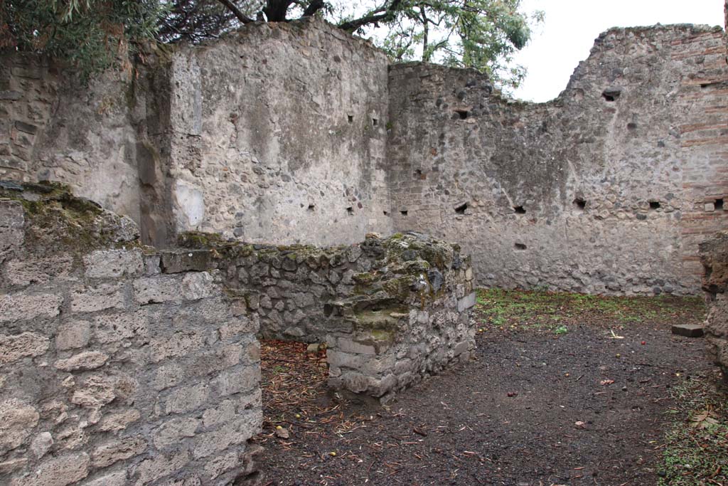 VIII.3.13 Pompeii. October 2020. Looking towards rooms on south side of doorway. Photo courtesy of Klaus Heese.