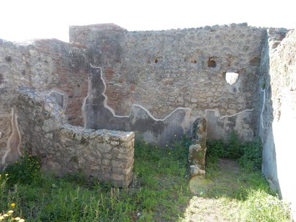 VIII.3.14 Pompeii. May 2016. Looking south in kitchen area towards small room/storeroom and latrine. Photo courtesy of Buzz Ferebee.