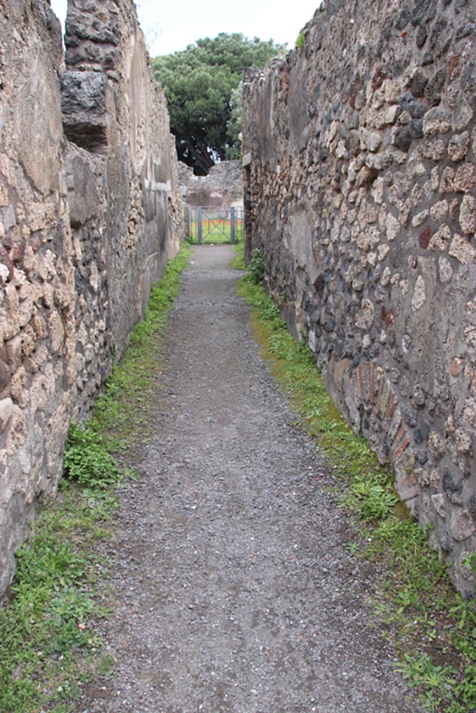 VIII.3.24 Pompeii. May 2024. 
Looking east along entrance corridor/fauces. Photo courtesy of Klaus Heese.