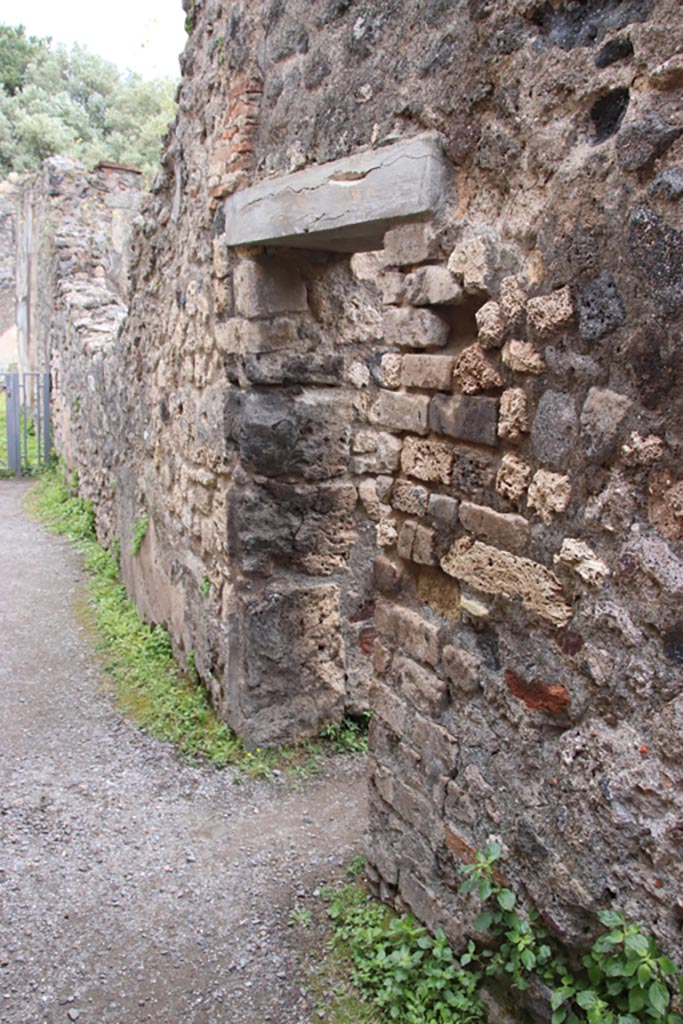 VIII.3.24 Pompeii. May 2024. 
Doorway to room on south side of entrance corridor. Photo courtesy of Klaus Heese.