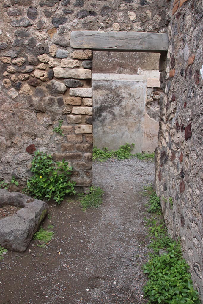 VIII.3.24 Pompeii. May 2024. 
Looking north towards doorway to entrance corridor. Photo courtesy of Klaus Heese.