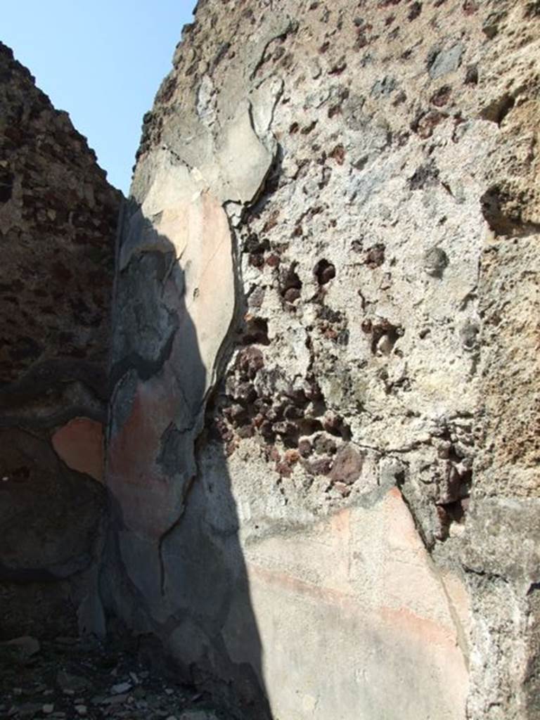 VIII.4.15 Pompeii. March 2009. Room 9, north wall of cubiculum.