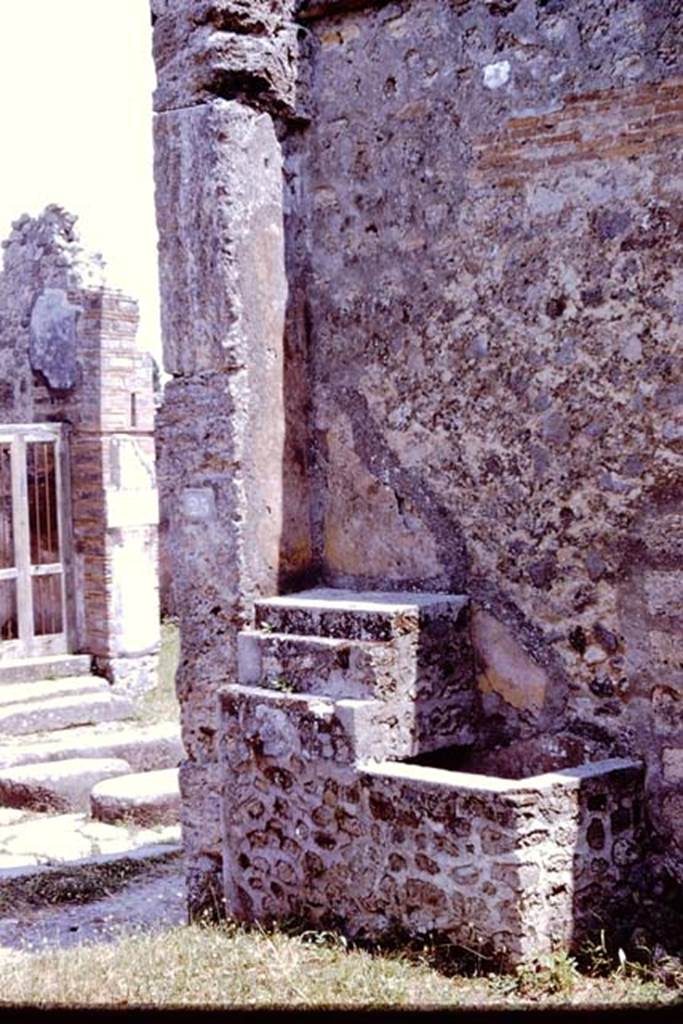 VIII.4.25 Pompeii. 1961. Looking south-east towards masonry counter. Photo by Stanley A. Jashemski.
Source: The Wilhelmina and Stanley A. Jashemski archive in the University of Maryland Library, Special Collections (See collection page) and made available under the Creative Commons Attribution-Non Commercial License v.4. See Licence and use details.
J61f0716