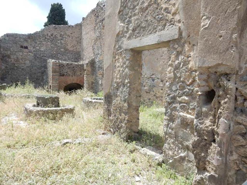 VIII.4.27 Pompeii. May 2017. Looking north-west from entrance. Photo courtesy of Buzz Ferebee.