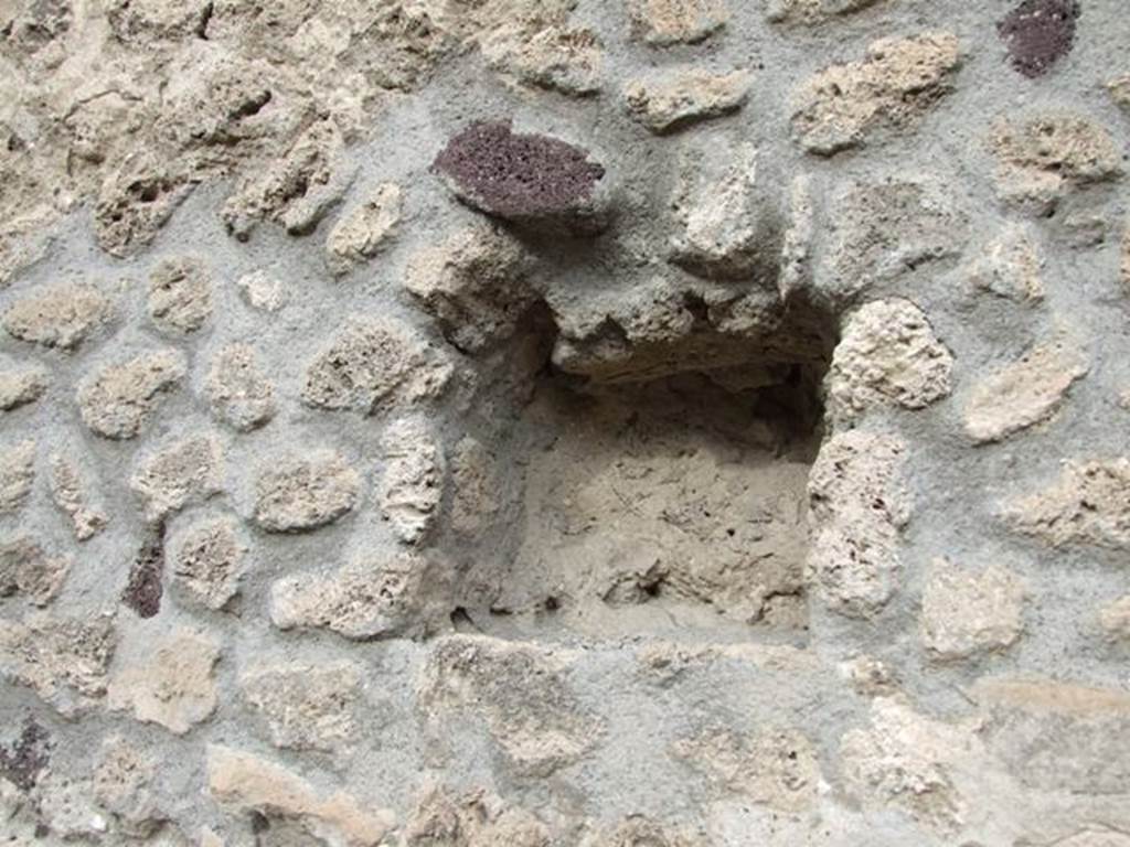 VIII.4.46 Pompeii. December 2007. Recess on north wall.