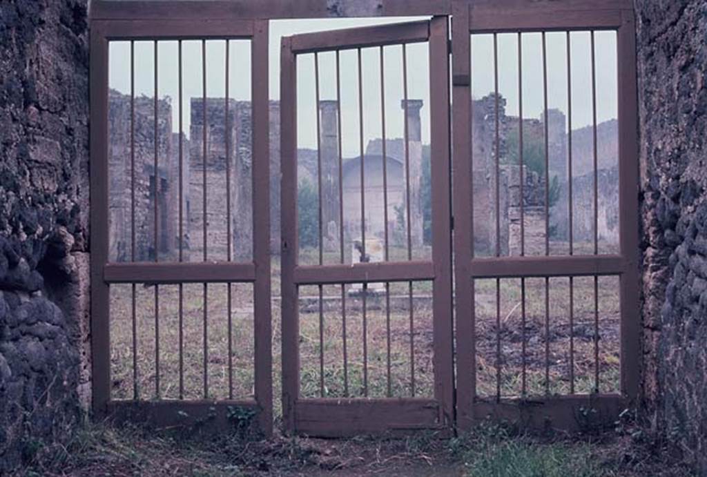 VIII.5.2, Pompeii. November 1966. Looking south from entrance doorway. Photo courtesy of Rick Bauer.