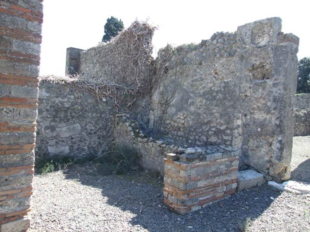 VIII.5.28 Pompeii.  March 2009.  Doorway to Room 4.  Tablinum, together with entrance to Stairs to Upper Floor.