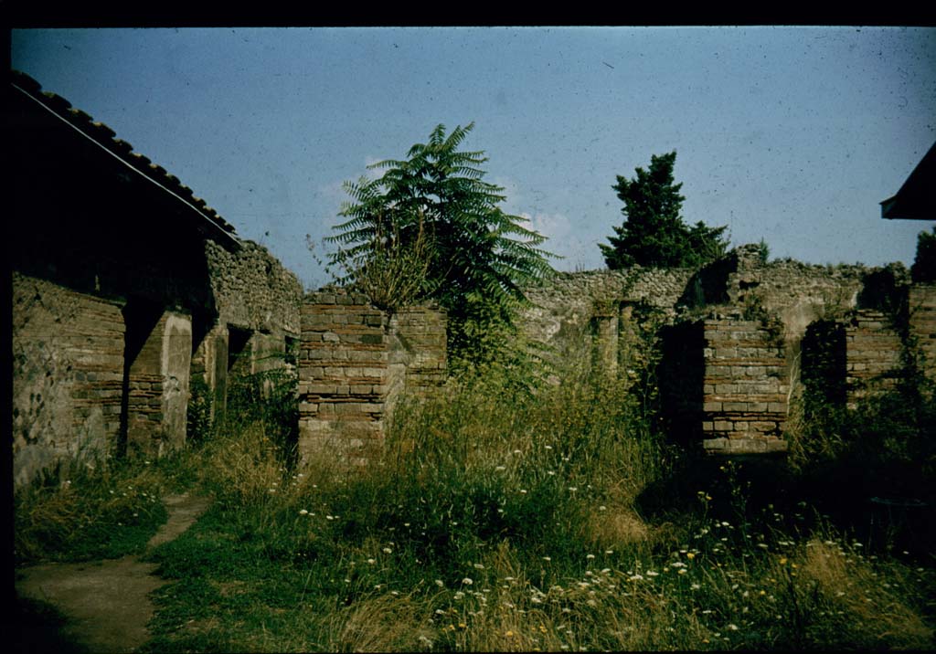 VIII.5.37 Pompeii.  Room 1, atrium, looking north across site of Impluvium.
Photographed 1970-79 by Günther Einhorn, picture courtesy of his son Ralf Einhorn.