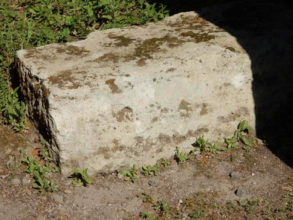 VIII.5.37 Pompeii. May 2017. Room 2, remains of base of staircase to upper floor.
Photo courtesy of Buzz Ferebee.