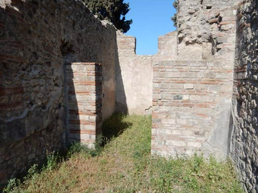 VIII.5.37 Pompeii. May 2017. Room 7, doorway to cubiculum, after restoration. Photo courtesy of Buzz Ferebee.
