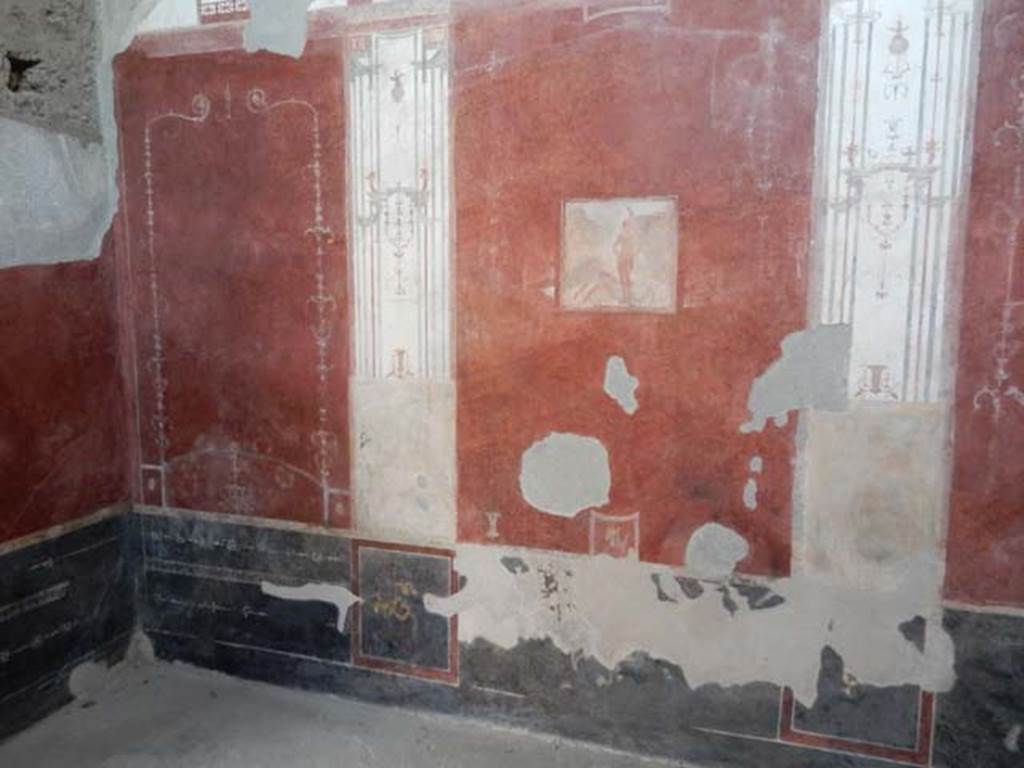 VIII.5.37 Pompeii. May 2017. Room 13, looking towards the east end of the south wall. Photo courtesy of Buzz Ferebee.