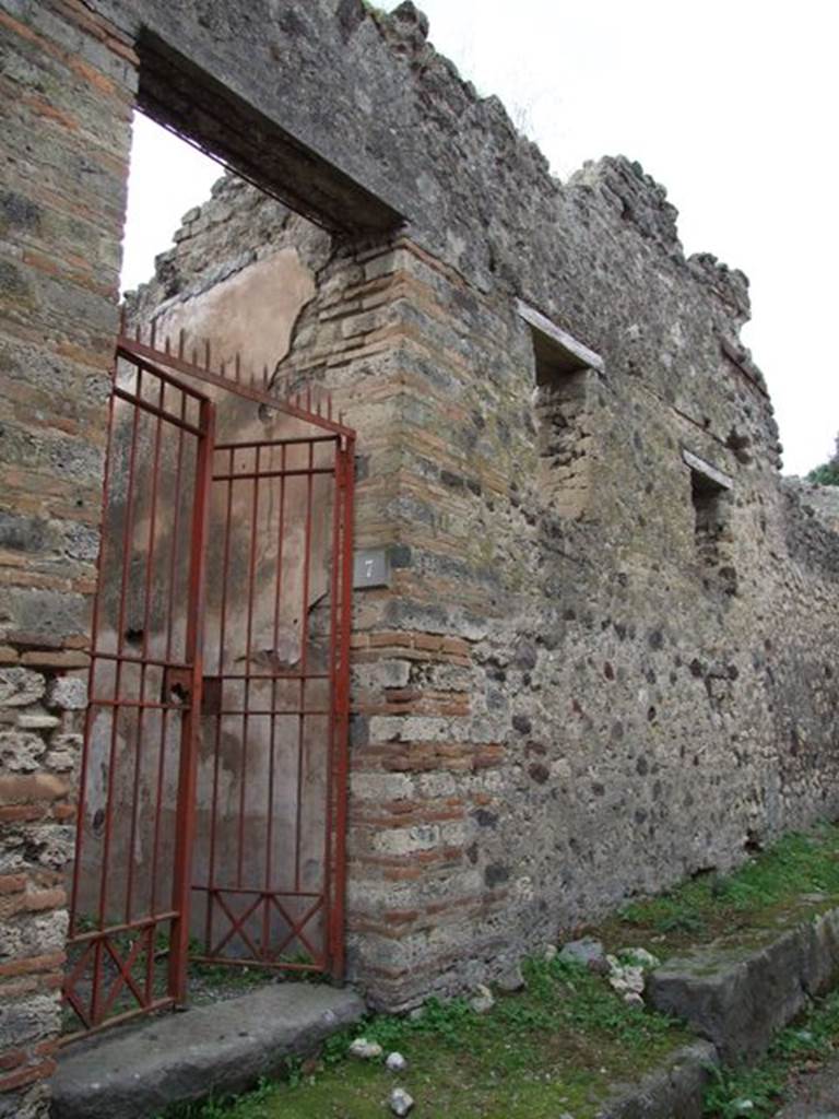 VIII.6.7 Pompeii.  December 2007. Entrance.