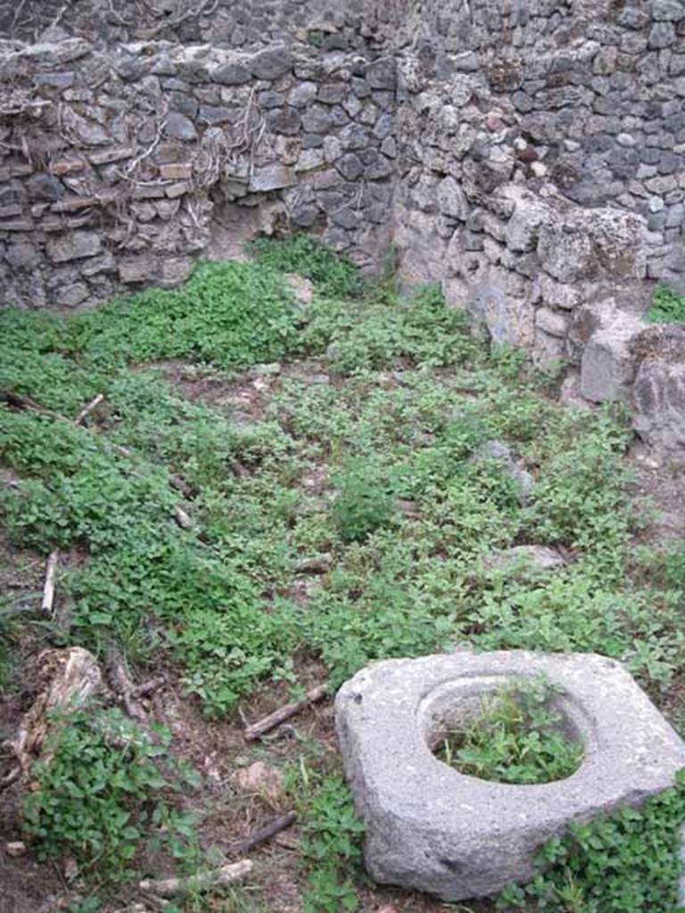 VIII.7.8 Pompeii. September 2010. Storeroom, looking west towards rear.
Photo courtesy of Drew Baker.