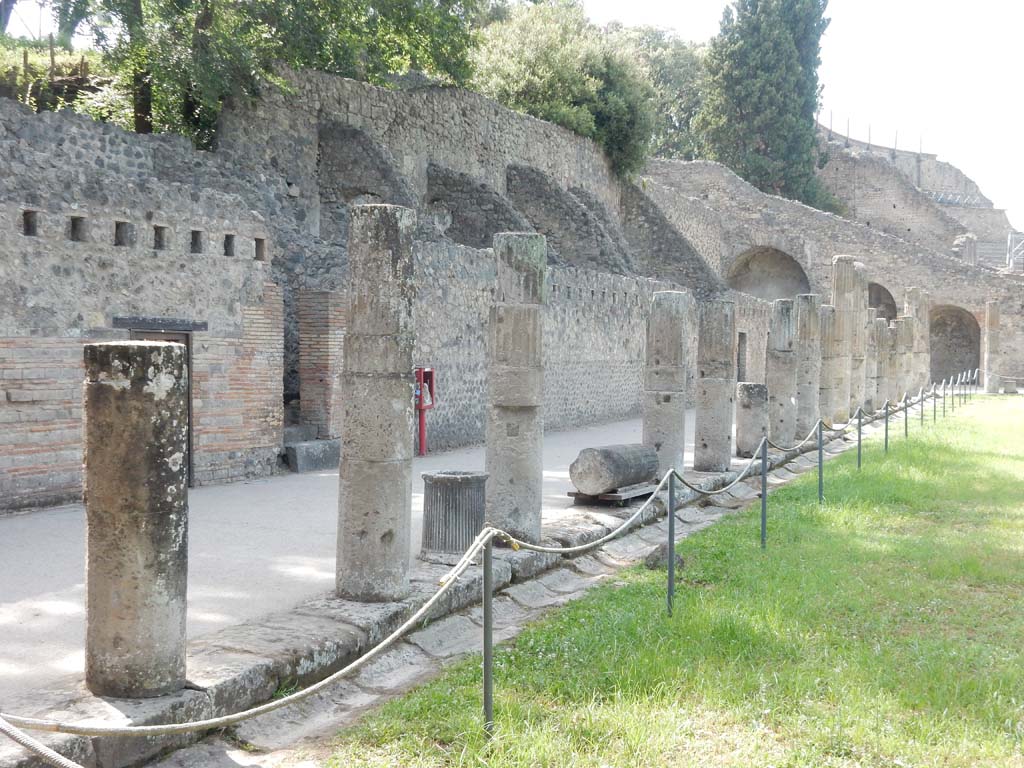 VIII.7.16 Pompeii. June 2019. Looking north along west side. Photo courtesy of Buzz Ferebee.