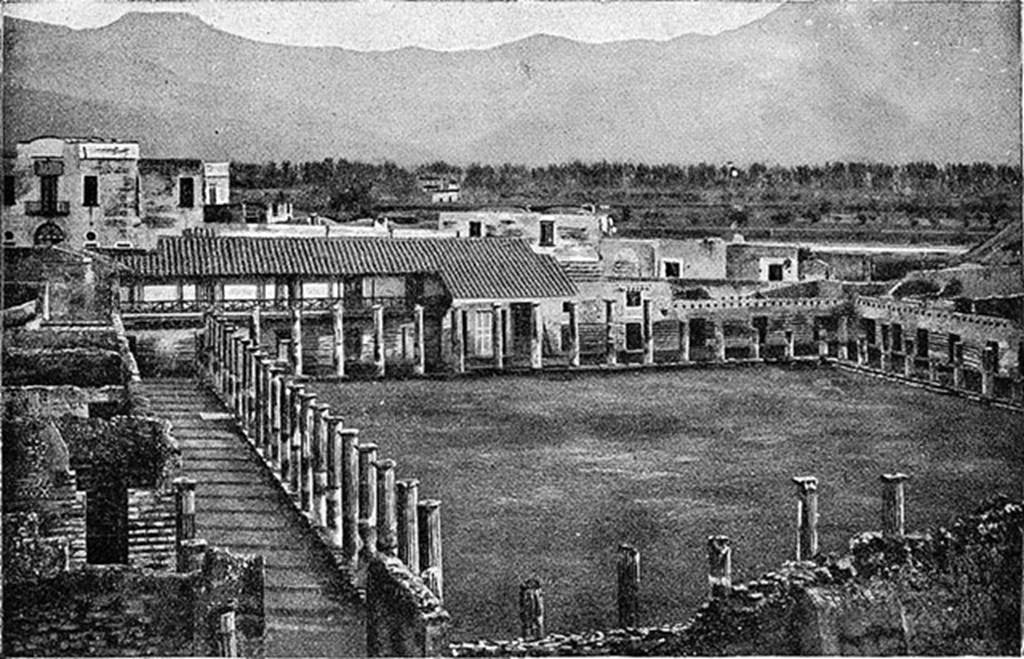 VIII.7.16 Pompeii. 1892. Looking south and west from above east side. 
Photo courtesy of Rick Bauer.