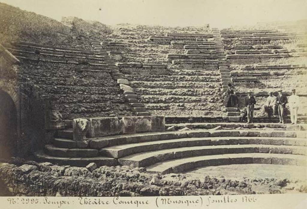 VIII.7.19 Pompeii. Pre1873 photograph by Amodio, no. 2995. Looking north-west.
Photo courtesy of Rick Bauer.