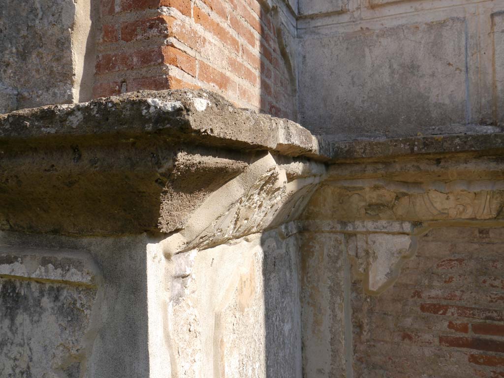 VIII.7.28 Pompeii. September 2018. Looking south towards detail in north-west corner.
Foto Anne Kleineberg, ERC Grant 681269 DÉCOR.