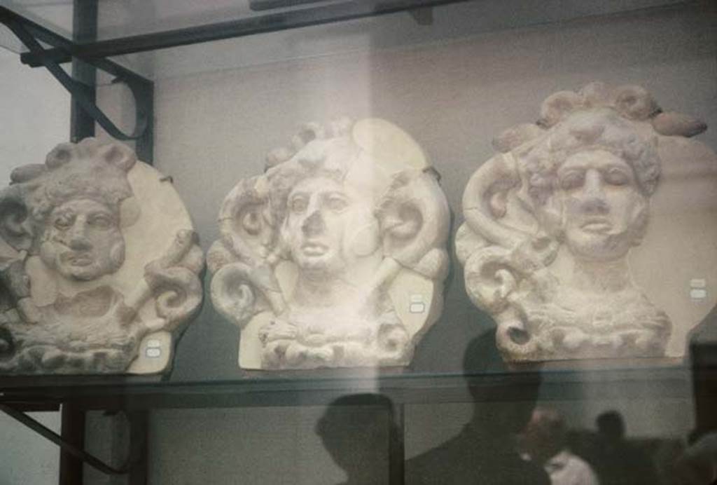 VIII.7.31 Pompeii. August 1965. Heads on display in the Pompeii Antiquarium. 
Photo courtesy of Rick Bauer.
1965%20Aug%20-%20%5b031%5d