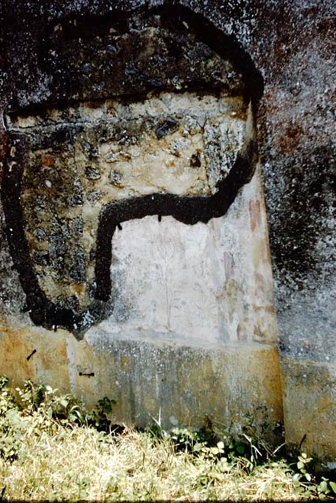 IX.2.7 Pompeii. 1961. Garden wall at rear of pool. Photo by Stanley A. Jashemski.
Source: The Wilhelmina and Stanley A. Jashemski archive in the University of Maryland Library, Special Collections (See collection page) and made available under the Creative Commons Attribution-Non Commercial License v.4. See Licence and use details.
J61f0863
