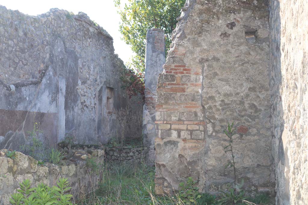IX.2.21/19 Pompeii. December 2018. 
Looking west from room 8, and from doorway at IX.2.19, towards Room 10, east portico, and room 11, garden area.  
Photo courtesy of Aude Durand.