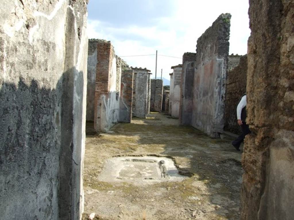 IX.3.24 Pompeii.  March 2009.  Looking south from fauces, across secondary atrium, to rear of IX.3.5