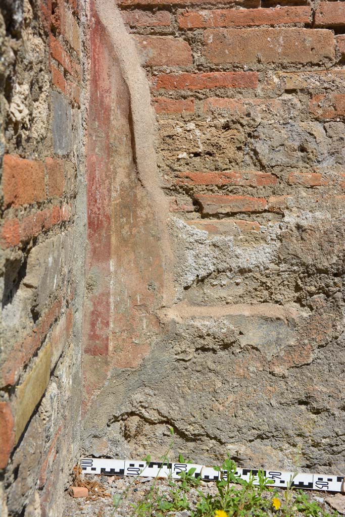 IX.5.1 Pompeii. May 2017. Lower north wall in north-west corner.
Foto Christian Beck, ERC Grant 681269 DÉCOR.