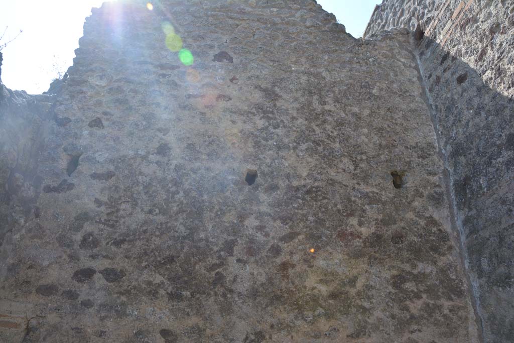 IX.5.2 Pompeii. May 2017. Room ‘n’, upper south wall, and south-west corner.
Foto Christian Beck, ERC Grant 681269 DÉCOR.
