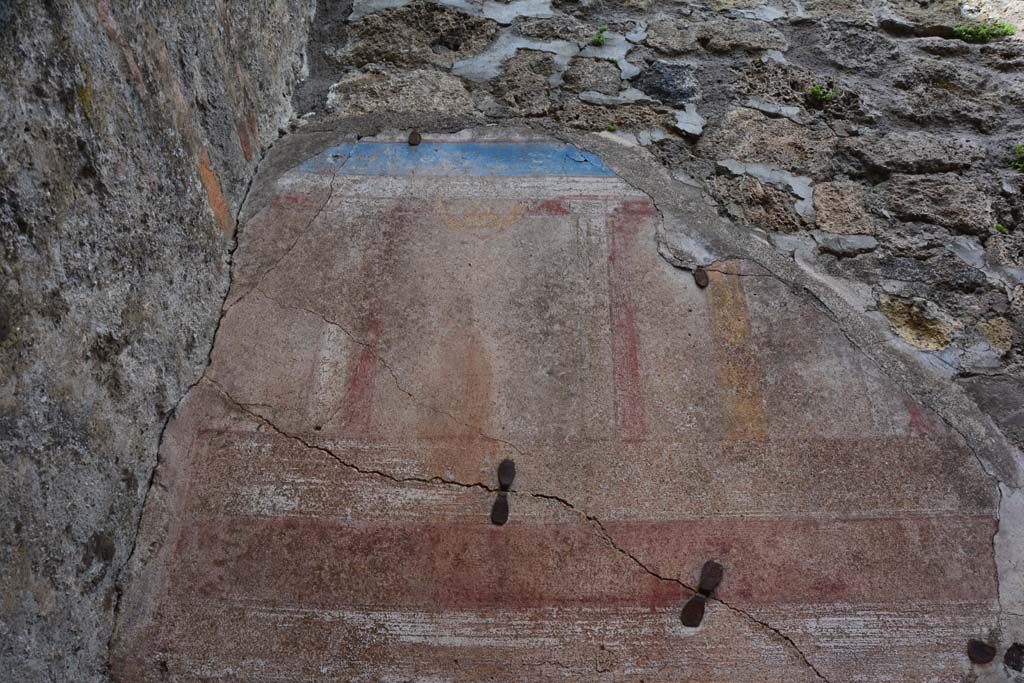 IX.5.2 Pompeii. March 2017. Room ‘n’, north wall in north-west corner.
Foto Christian Beck, ERC Grant 681269 DÉCOR.