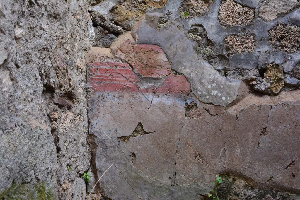 IX.5.2 Pompeii. March 2017. Room ‘n’, detail from lower east wall in north-east corner.
Foto Christian Beck, ERC Grant 681269 DÉCOR.