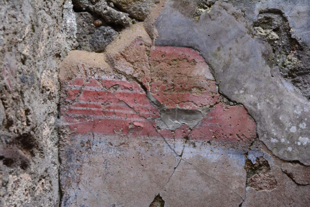 IX.5.2 Pompeii. March 2017. Room ‘n’, detail of remaining painted decoration.
Foto Christian Beck, ERC Grant 681269 DÉCOR.
