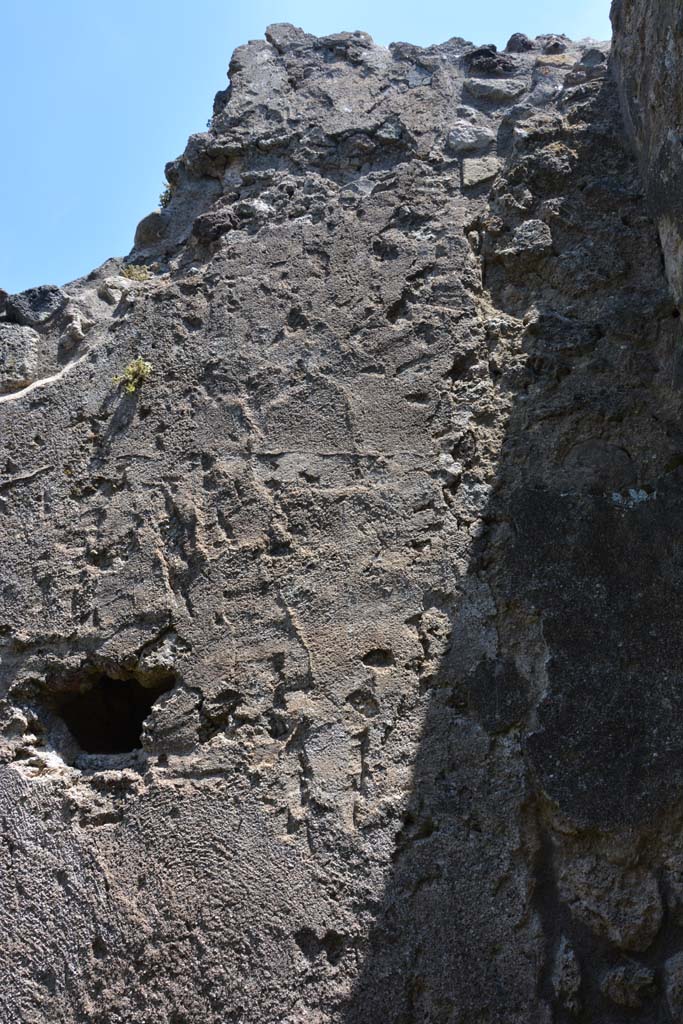 IX.5.2 Pompeii. May 2017. Peristyle ‘p’, upper east wall in south-east corner. 
Foto Christian Beck, ERC Grant 681269 DÉCOR.