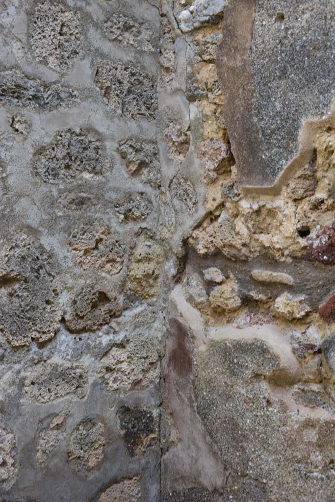 IX.5.2 Pompeii. March 2017. Room ‘q’, detail from south-east corner. 
Foto Christian Beck, ERC Grant 681269 DÉCOR.