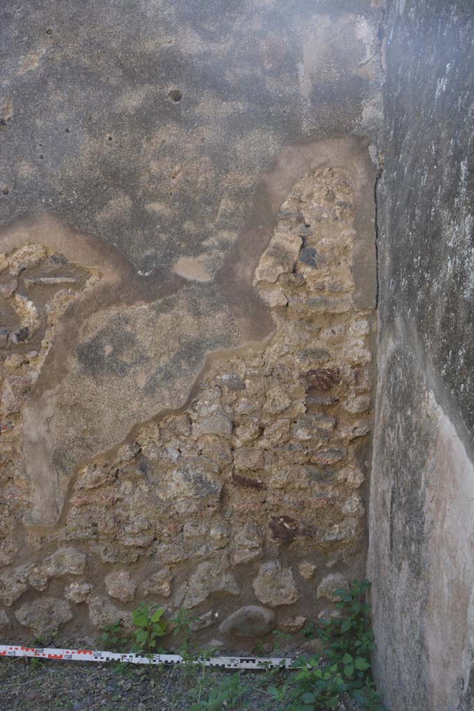 IX.5.2 Pompeii. May 2017. Room ‘q’, south wall in south-west corner
Foto Christian Beck, ERC Grant 681269 DÉCOR.