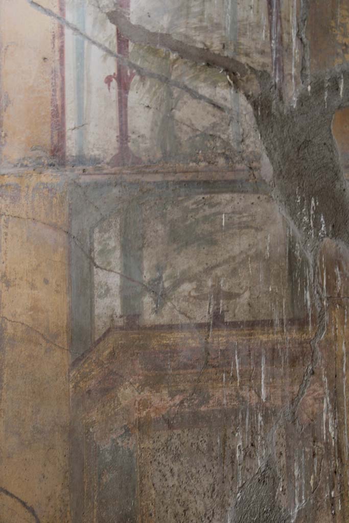 IX.5.2 Pompeii. May 2019. Room ‘u’, detail from west wall at north end
Foto Christian Beck, ERC Grant 681269 DÉCOR.