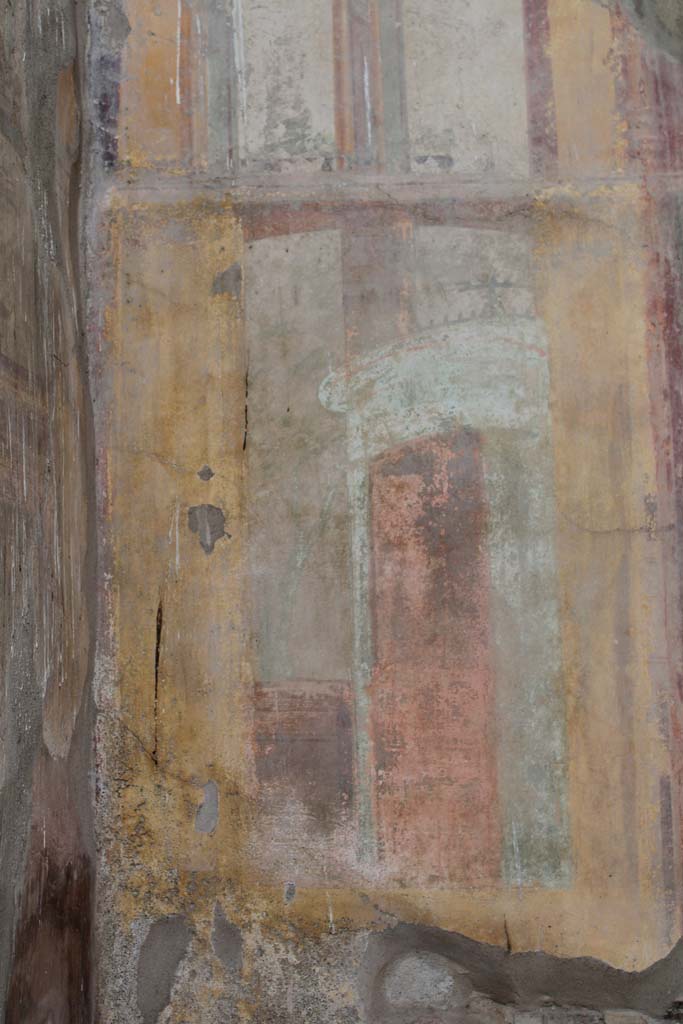 IX.5.2 Pompeii. May 2019. Room ‘u’, detail from north wall at west end.
Foto Christian Beck, ERC Grant 681269 DÉCOR.