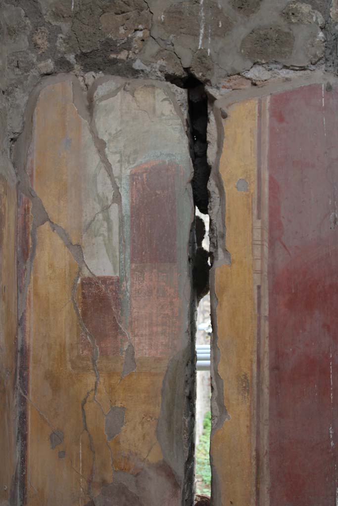 IX.5.2 Pompeii. May 2019. Room ‘u’, detail from south wall in south-east corner.
Foto Christian Beck, ERC Grant 681269 DÉCOR.