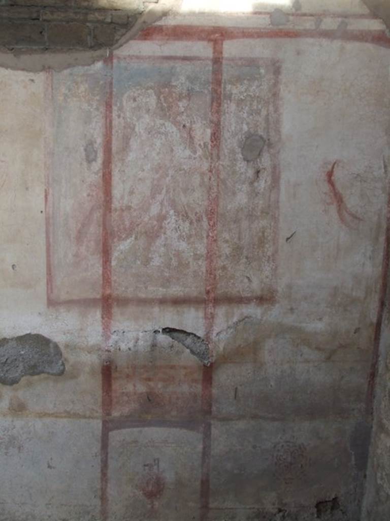 IX.5.2 Pompeii. December 2007.  Room 4, north wall.  Wall painting on north wall of Aphrodite and Aries. See Bragantini, de Vos, Badoni, 1986. Pitture e Pavimenti di Pompei, Parte 3. Rome: ICCD. (p.450)