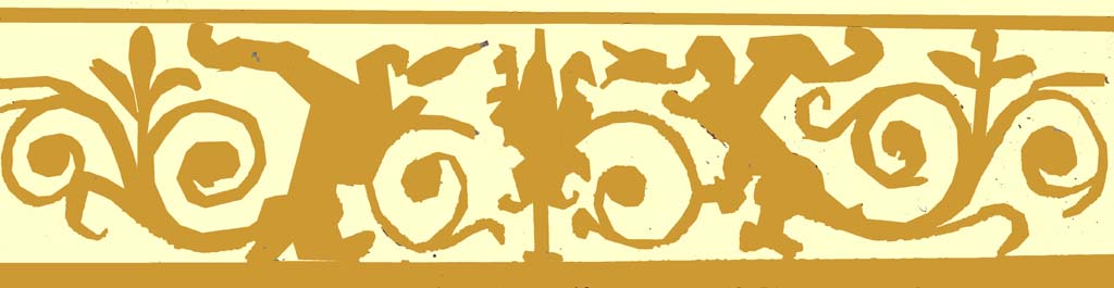 IX.5.2 Pompeii. March 2017. Room ‘c’, painted decoration.
Foto Christian Beck, ERC Grant 681269 DÉCOR.