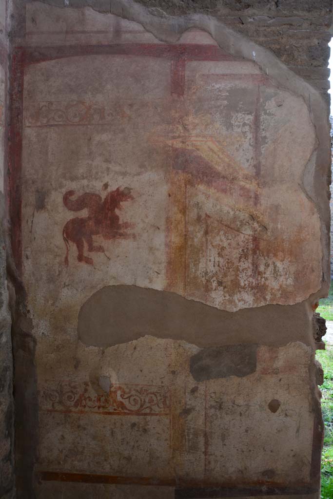 IX.5.2 Pompeii. March 2017. Room ‘c’, west wall at south end.
Foto Christian Beck, ERC Grant 681269 DÉCOR.