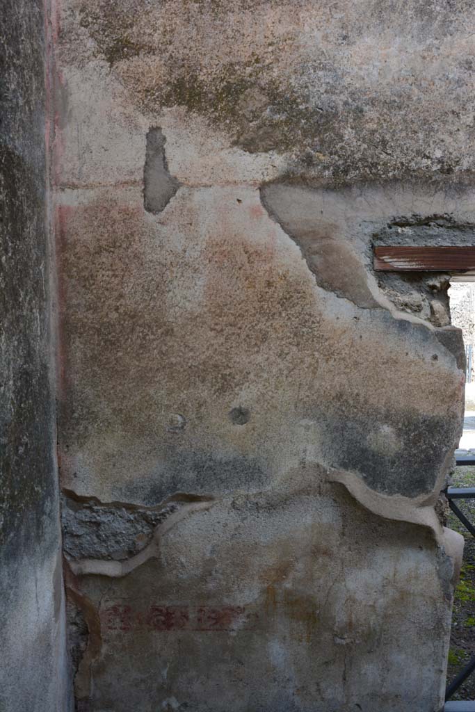 IX.5.2 Pompeii. March 2017. Room ‘f’, north wall and north-west corner.
Foto Christian Beck, ERC Grant 681269 DÉCOR.