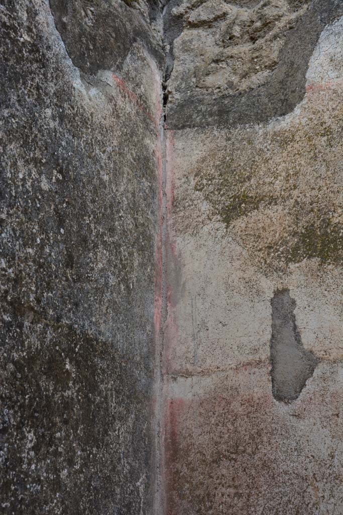 IX.5.2 Pompeii. March 2017. Room ‘f’, detail from north-west corner.
Foto Christian Beck, ERC Grant 681269 DÉCOR.