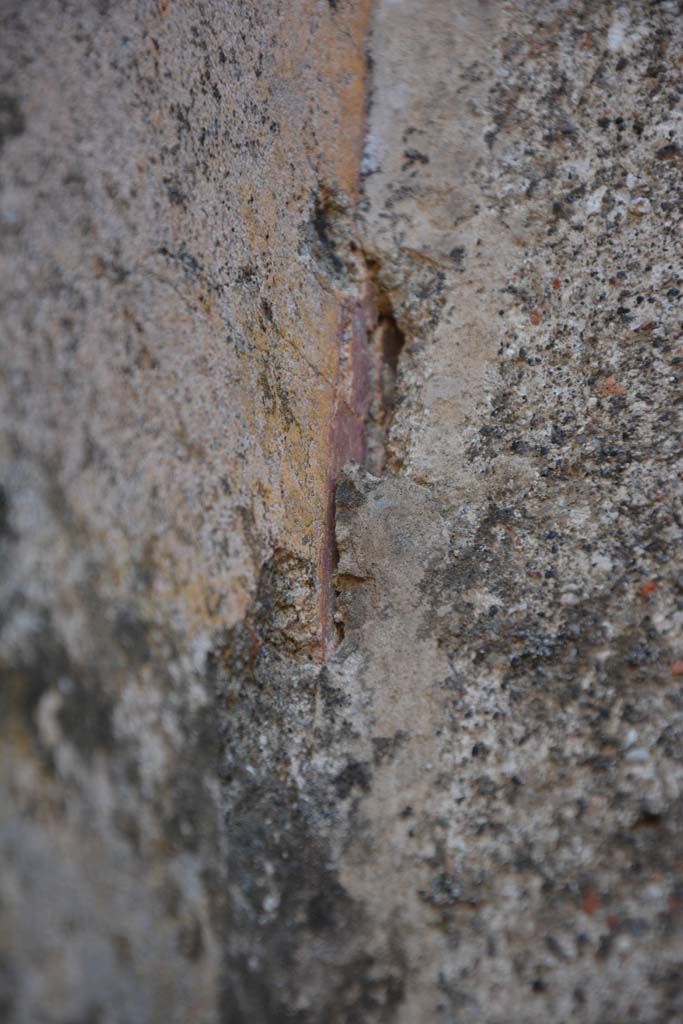 IX.5.2 Pompeii. May 2017. Room ‘g’, detail from south-west corner.
Foto Christian Beck, ERC Grant 681269 DÉCOR.
