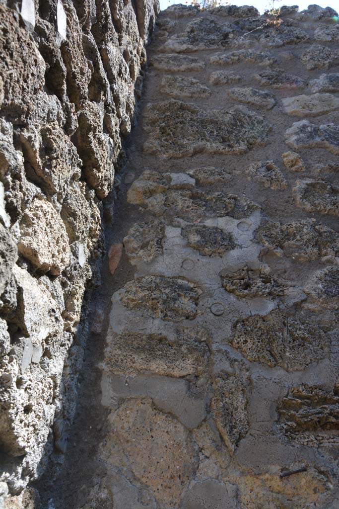 IX.5.2 Pompeii. May 2017. Room ‘g’, upper south-east corner.
Foto Christian Beck, ERC Grant 681269 DÉCOR.