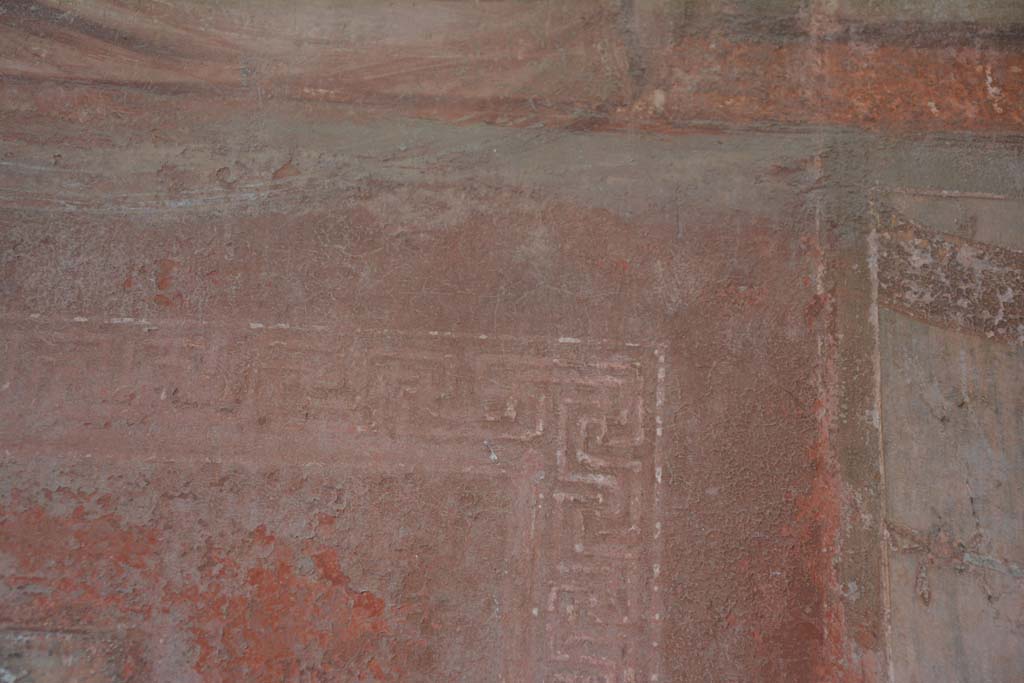 IX.5.6 Pompeii. May 2017. Room i, detail of border edging surrounding central painting on east wall.       
Foto Christian Beck, ERC Grant 681269 DÉCOR.
