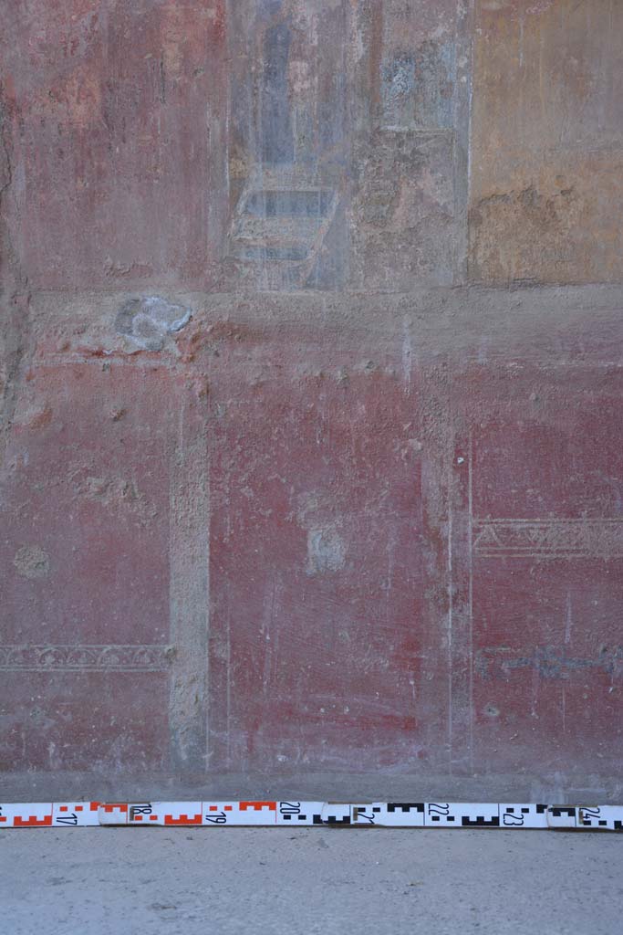 IX.5.6 Pompeii. May 2017. Room i, detail from zoccolo on east wall.         
Foto Christian Beck, ERC Grant 681269 DÉCOR