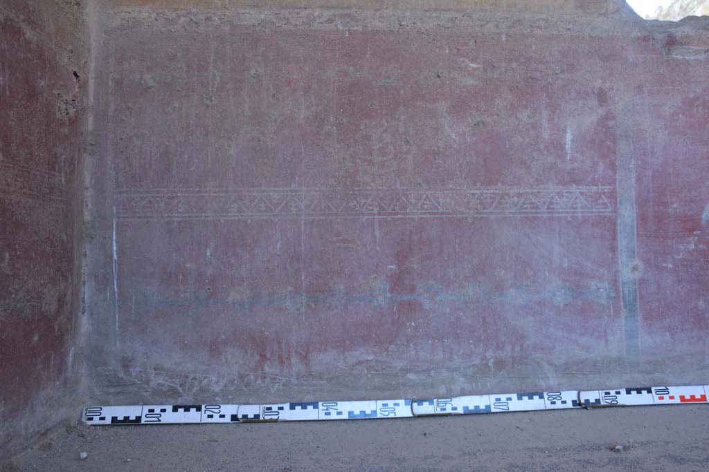 IX.5.6 Pompeii. May 2017. Room i, detail of zoccolo on south wall in south-east corner.      
Foto Christian Beck, ERC Grant 681269 DÉCOR.