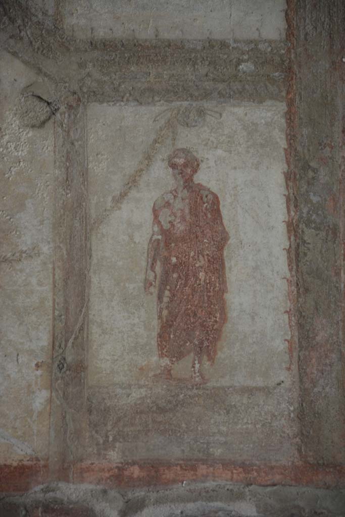 IX.5.6 Pompeii. May 2017. Room i, upper west wall, painted figure. 
Foto Christian Beck, ERC Grant 681269 DÉCOR.